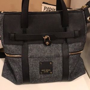 Henri Bendel jet setter convertible backpack denim